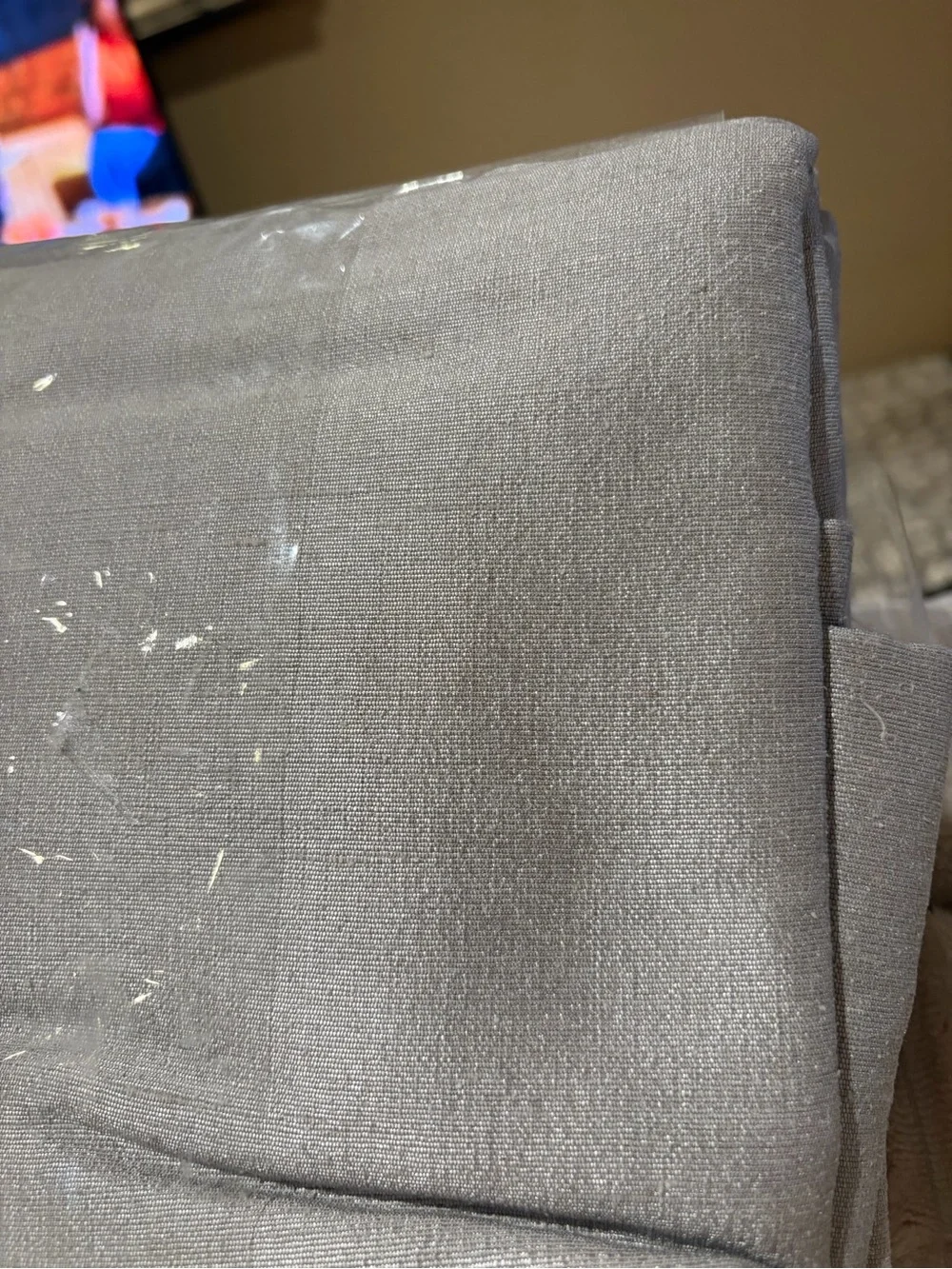 Restoration Hardware 100% Silk Dupioni 2 Pocket Panels - Silvery Dove